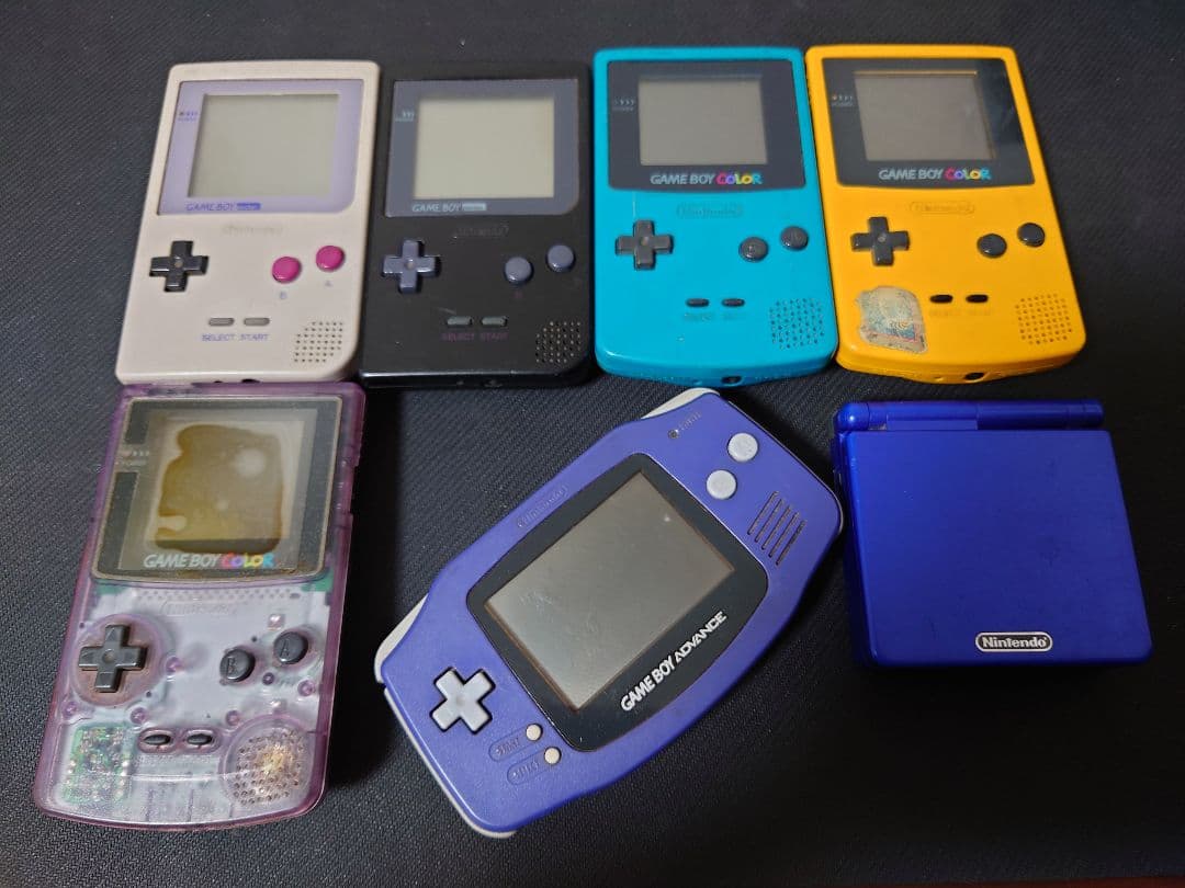 ゲームボーイカラー　ゲームボーイアドバンス　ゲームボーイアドバンスSP　ジャンク