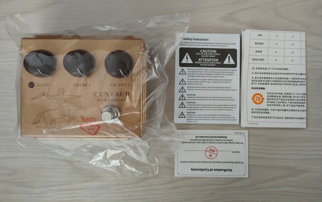 behringer CENTAUR OVERDRIVE ギターエフェクター