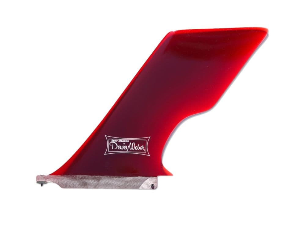 デューイウェーバー　ハチェットフィン　ロングボード　13インチ　赤　レッド　②