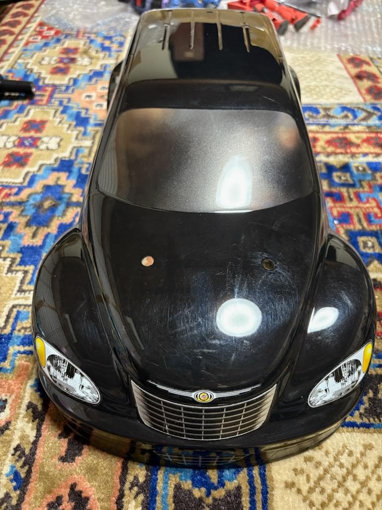 プロライン 1/10 RC用 PTクルーザー 塗装済みボディ メタルブラック