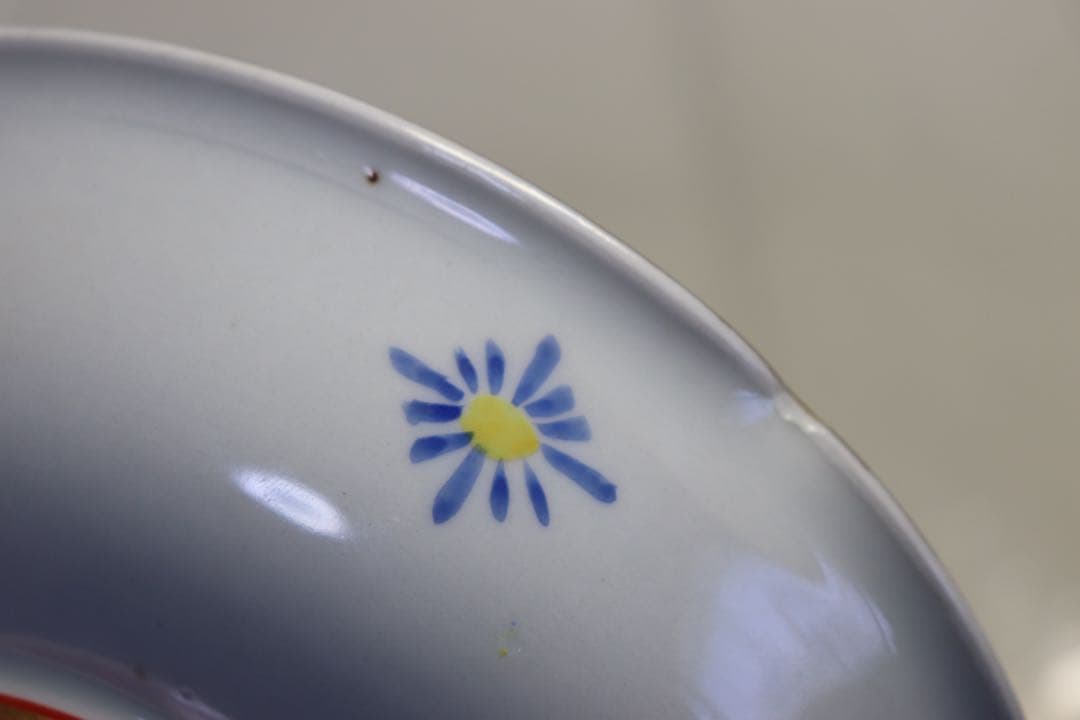 明治期　九谷焼　美山作　菓子器　送料込み1220