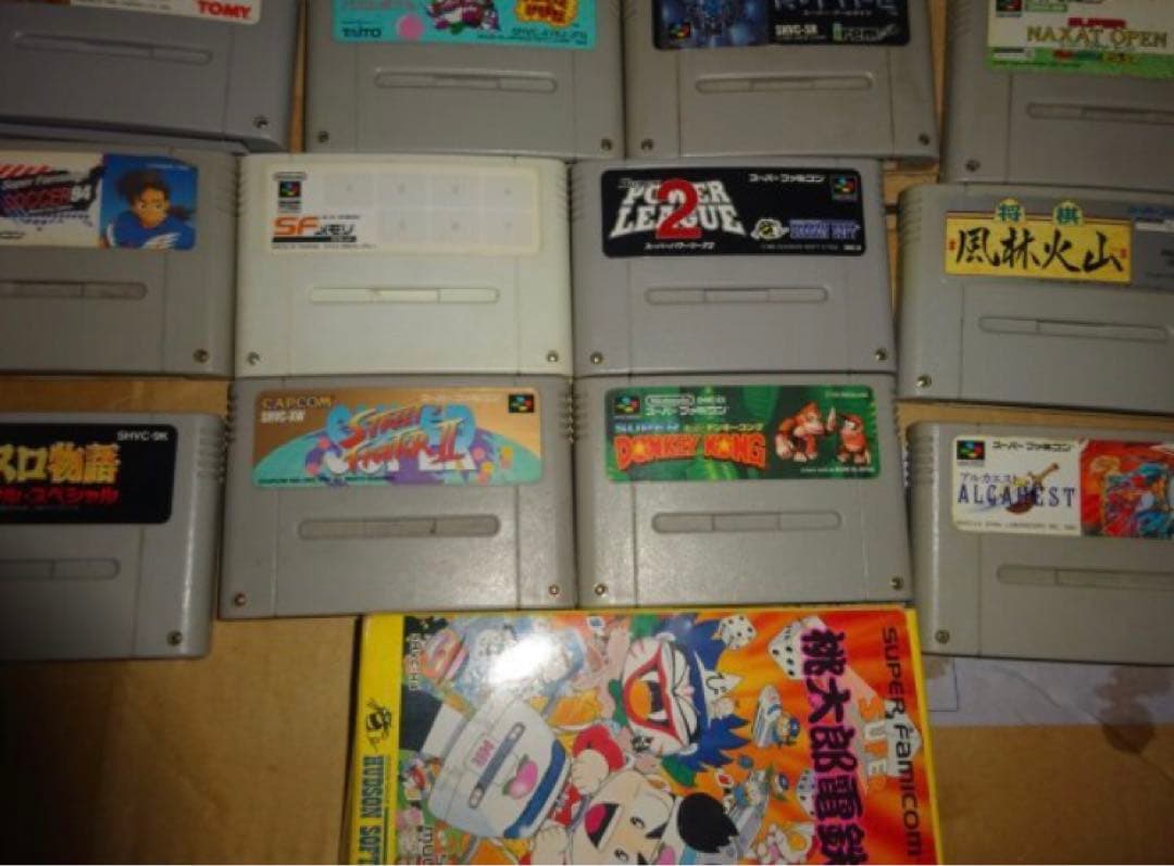 SFC　スーパーファミコン　本体　ソフト　まとめ　SFメモリ　（1041）