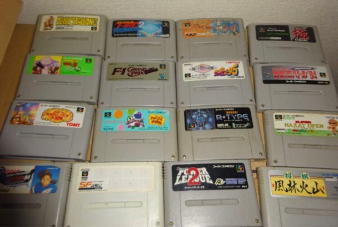 SFC　スーパーファミコン　本体　ソフト　まとめ　SFメモリ　（1041）
