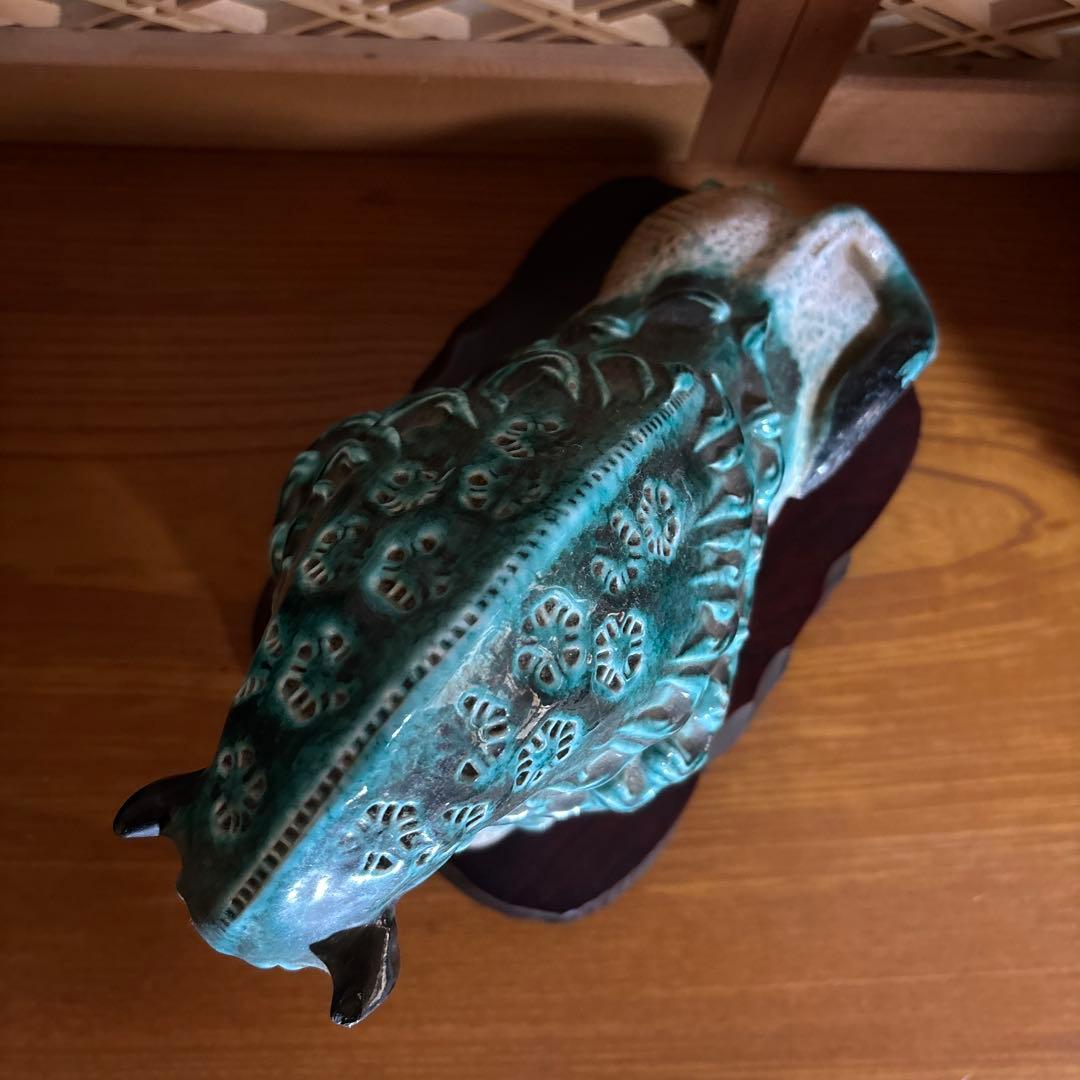 牛　馬　陶器　置物