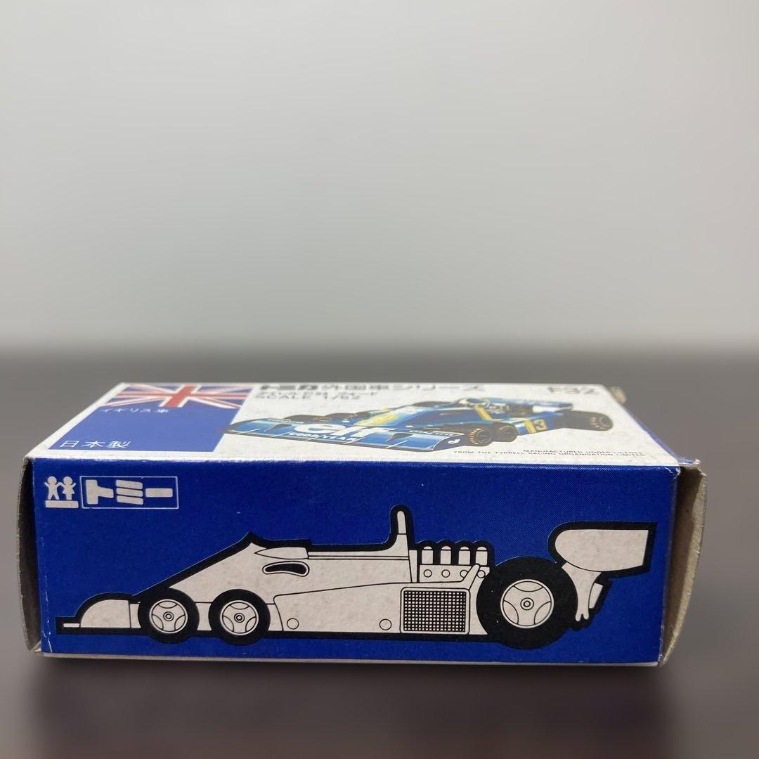トミカ青箱F32｜タイレルP34 フォード 日本製T26 シール付き