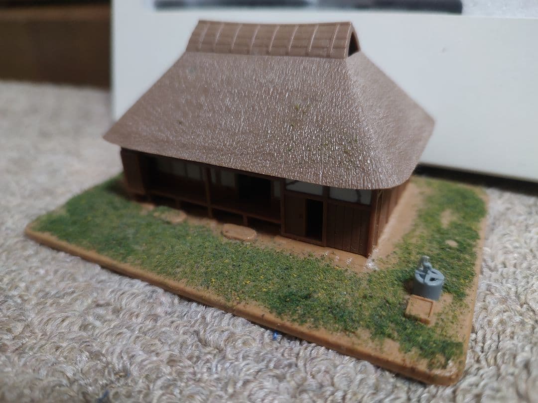 鉄道模型セット 駅舎 プラットフォーム Nゲージ