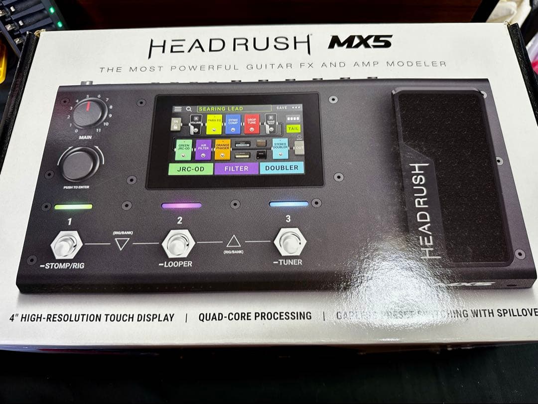 HEADRUSH MX5 ハイグレード電源ケーブル付き！