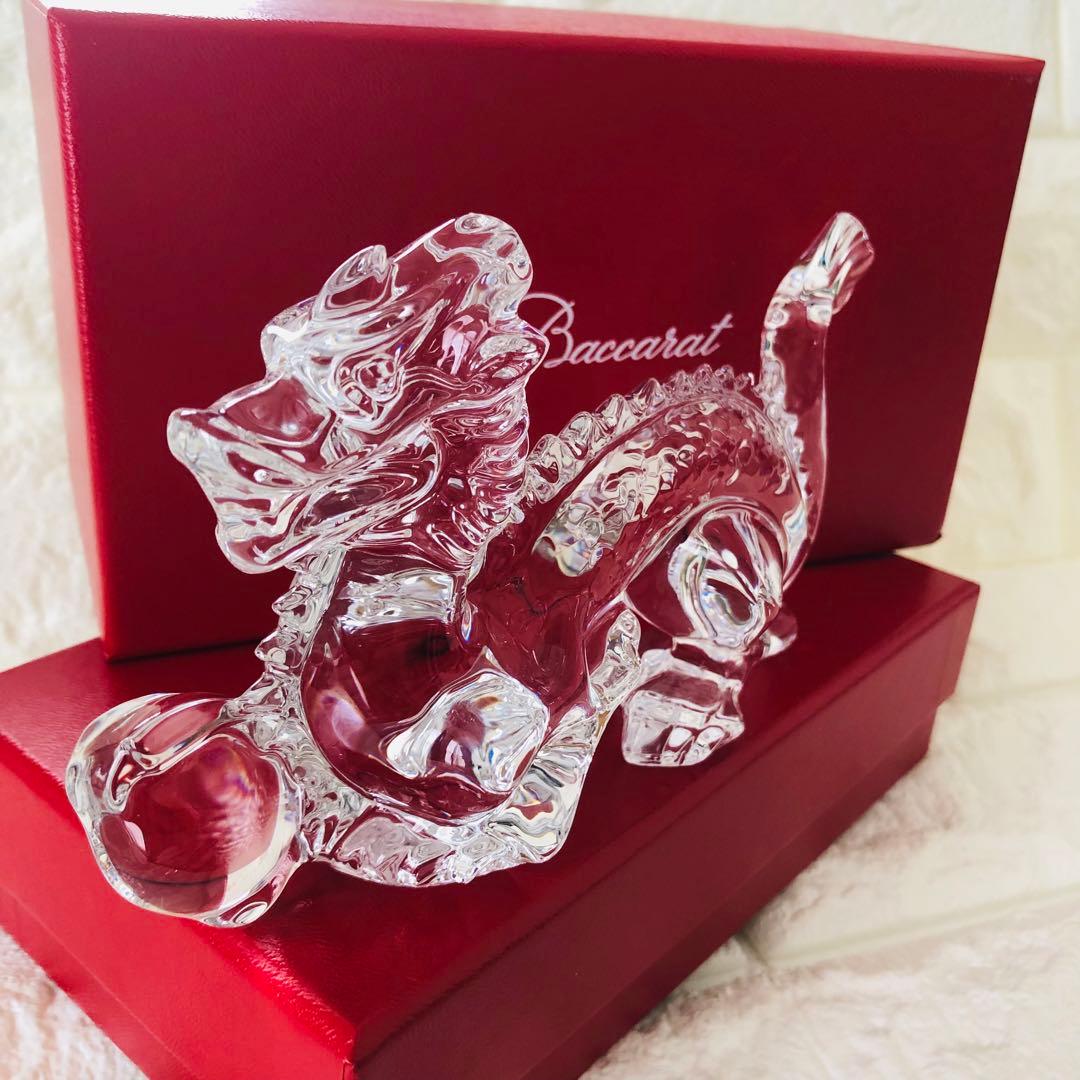 まめ様商談中❣️バカラ baccarat 龍 ドラゴン オブジェ 置物 箱説明書