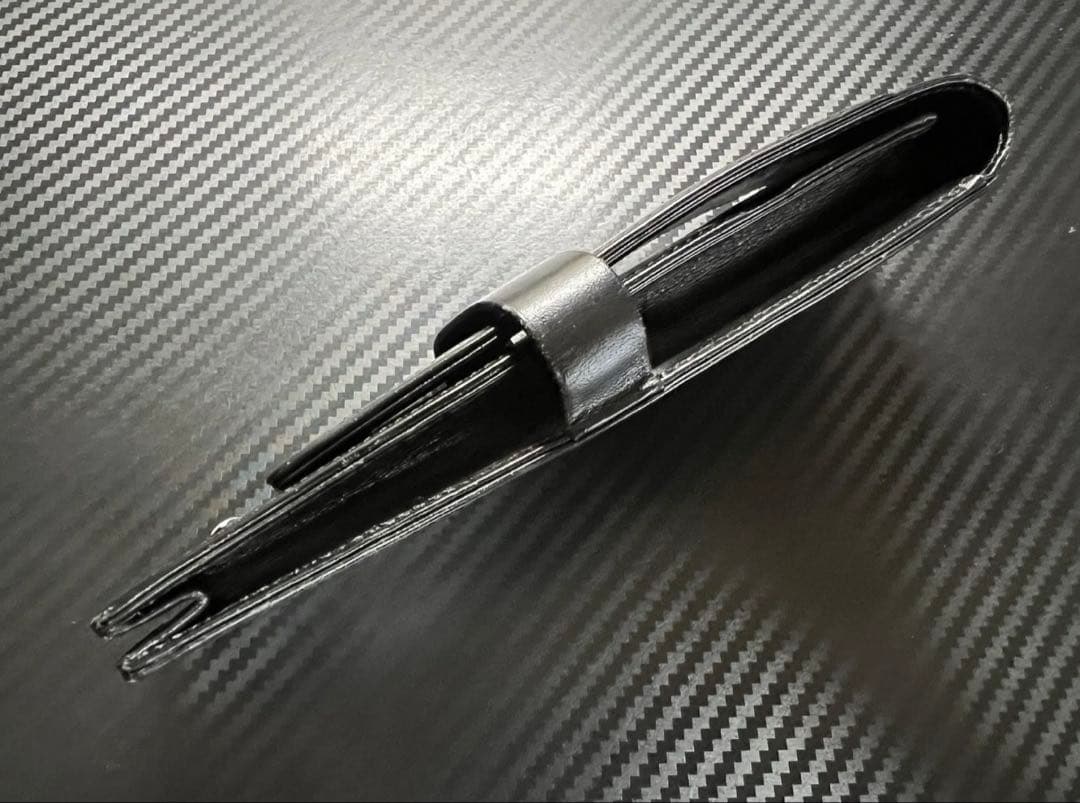 美品 モンブラン シエナ ペンケース 2本差し ブラック