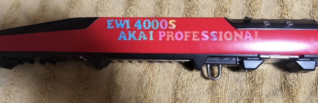 ★値下げしました★AKAI EWI4000s　宮崎さん音源内蔵　自作カラーレッド