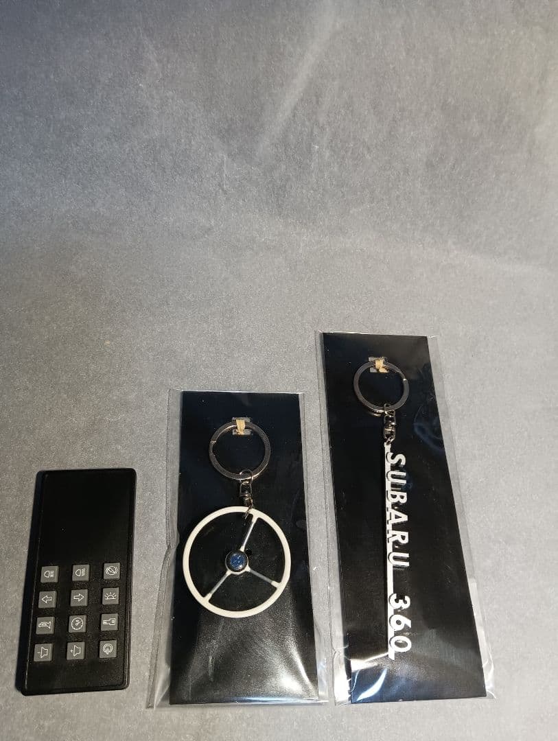 Hachette「スバル360をつくる」完成品1/8＋記念キーホルダー等