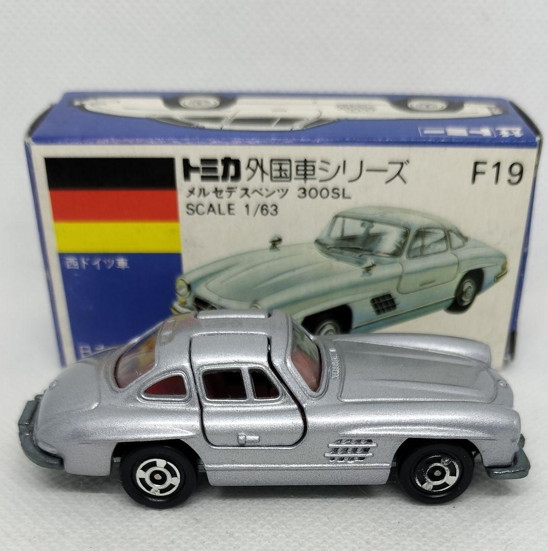 《青箱トミカ19-3-2》ベンツ300SL【北米輸出用/マルーンシート】未使用