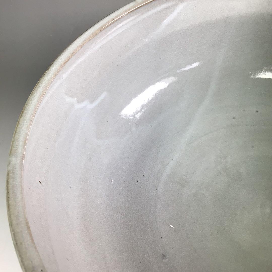 Ｒ２３３　水指　『春永造』『大徳寺　松長剛山　箱書』『彫三島』『平水指』　共箱