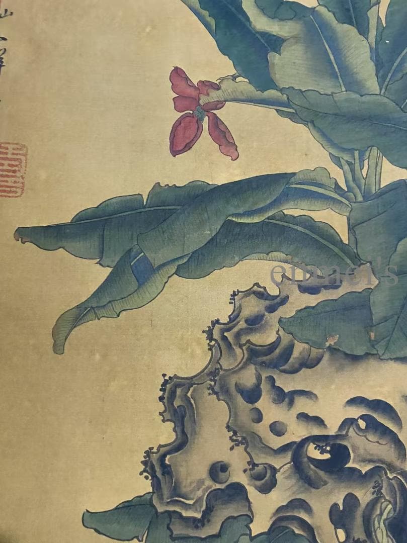 中国古美術 五代 周文矩款 人物画 水墨画 掛軸 絹布 唐物 古画 書画 肉筆