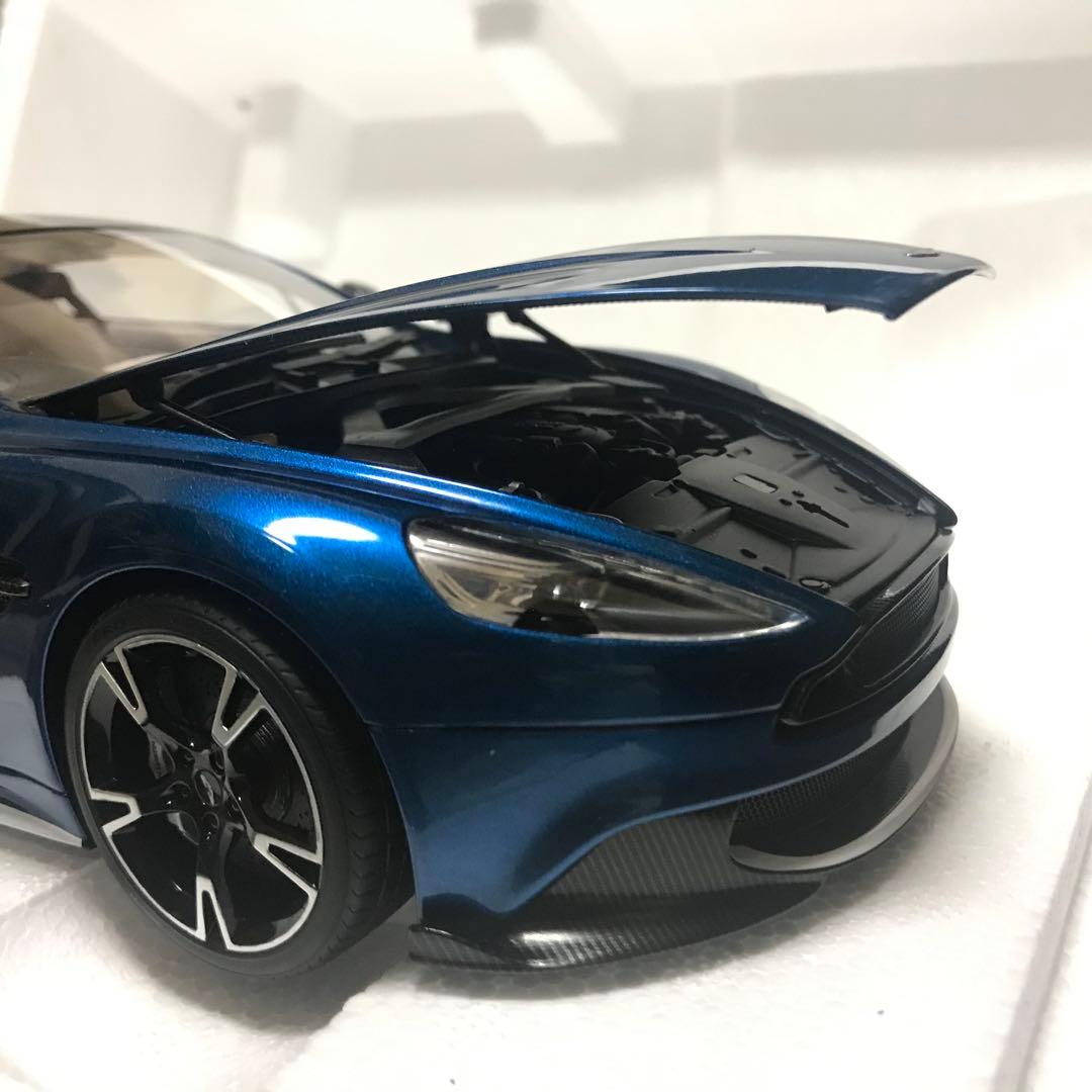 オートアート アストンマーチン ヴァンキッシュS 2017 メタリックブルー