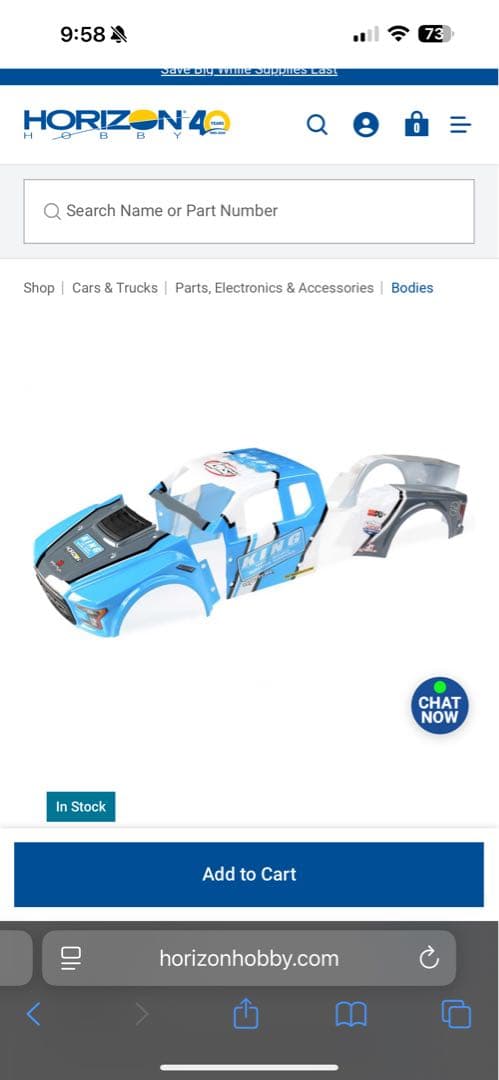 HORIZON HOBBY BAJA RAY MINT 400 1/10用ボディ