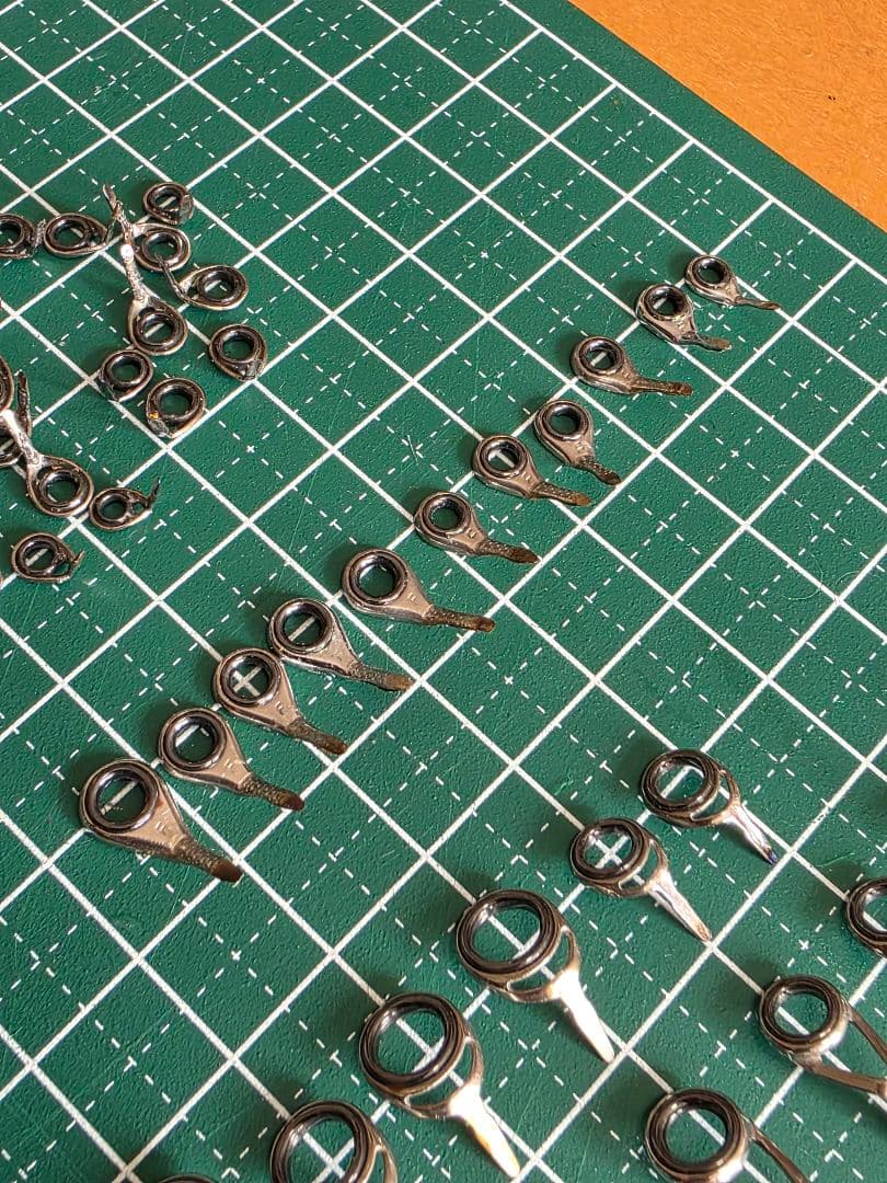 富士工業　FUJI　Sicガイド 75個セット　ロッドビルディング　補修に