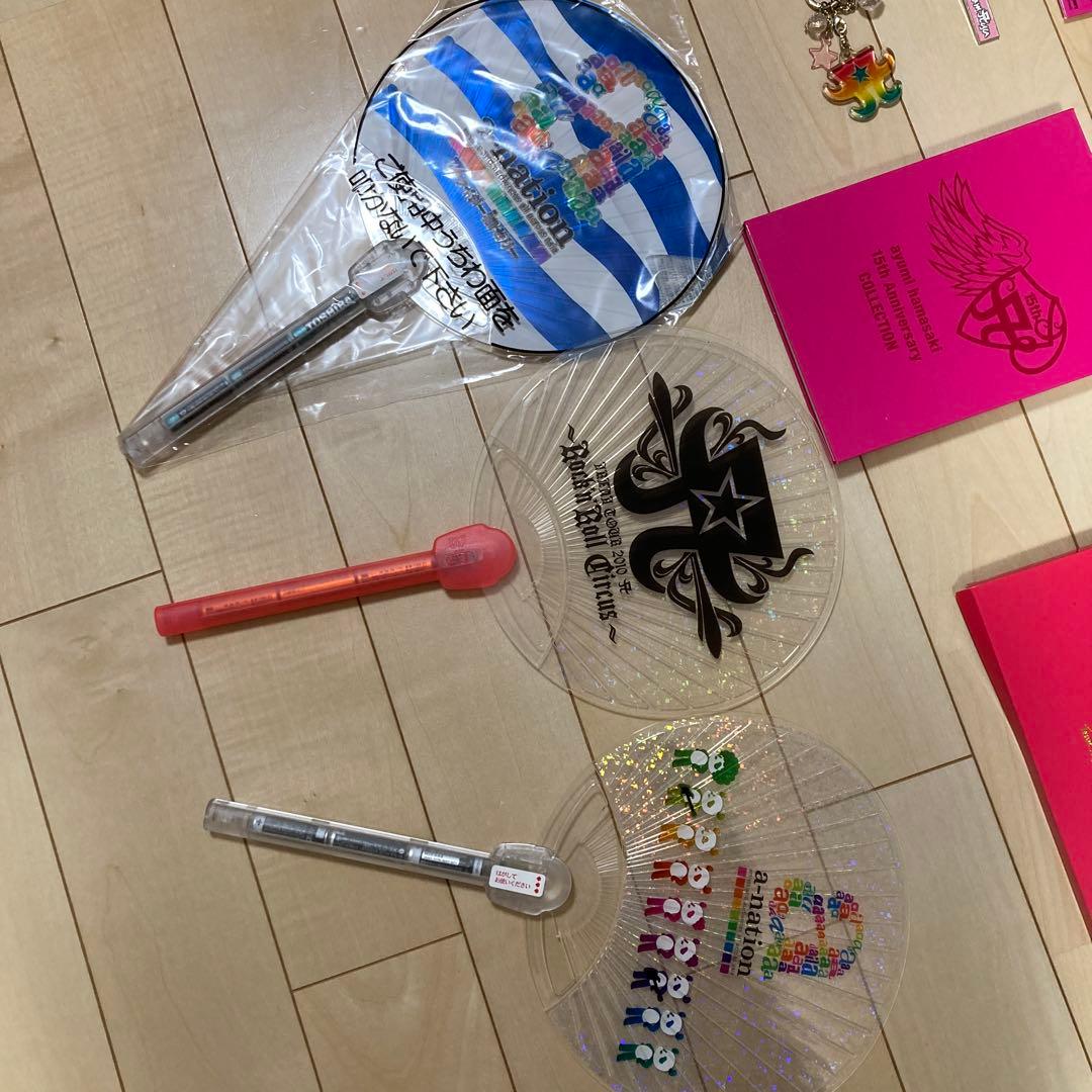 浜崎あゆみ　あゆ　グッズ　まとめ売り　バック　　　Tシャツ　パーカー　うちわなど