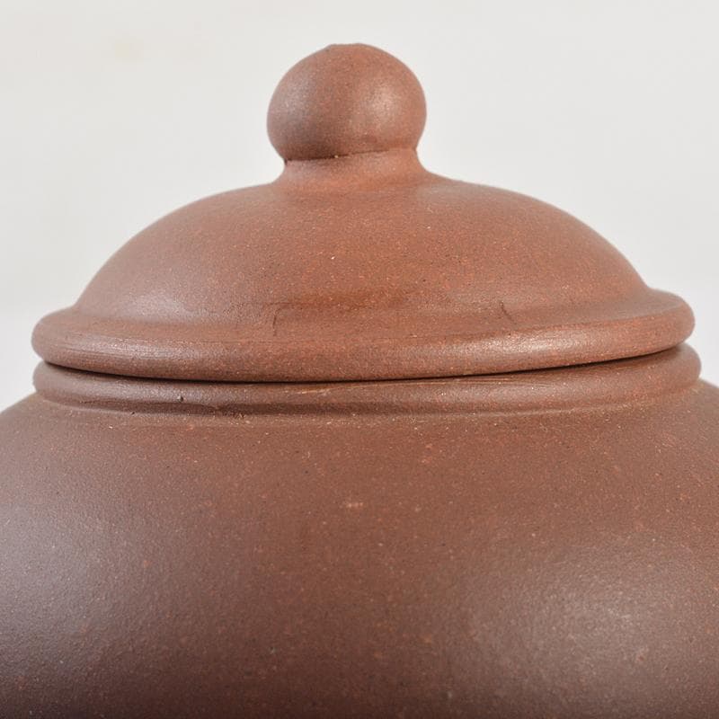 中国　中国宣興銘　紫砂　朱泥　急須　茶壷　D　R7177