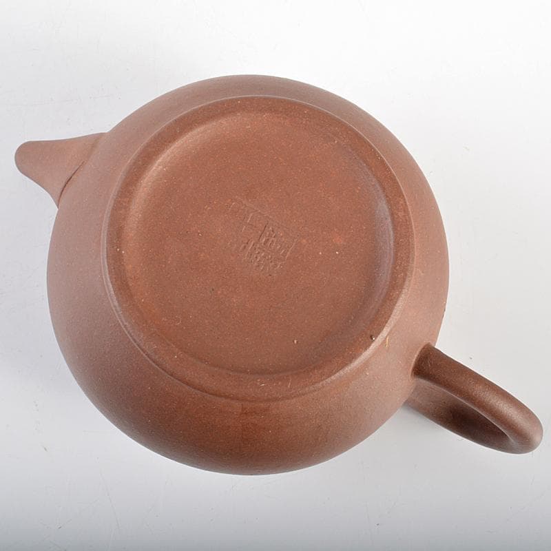 中国　中国宣興銘　紫砂　朱泥　急須　茶壷　D　R7177