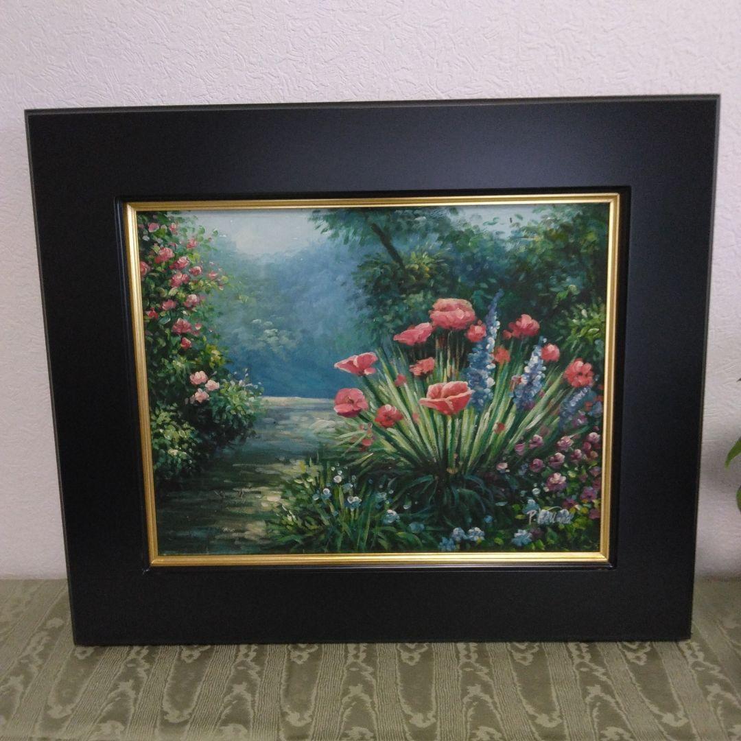 E-122 花園の絵　F6