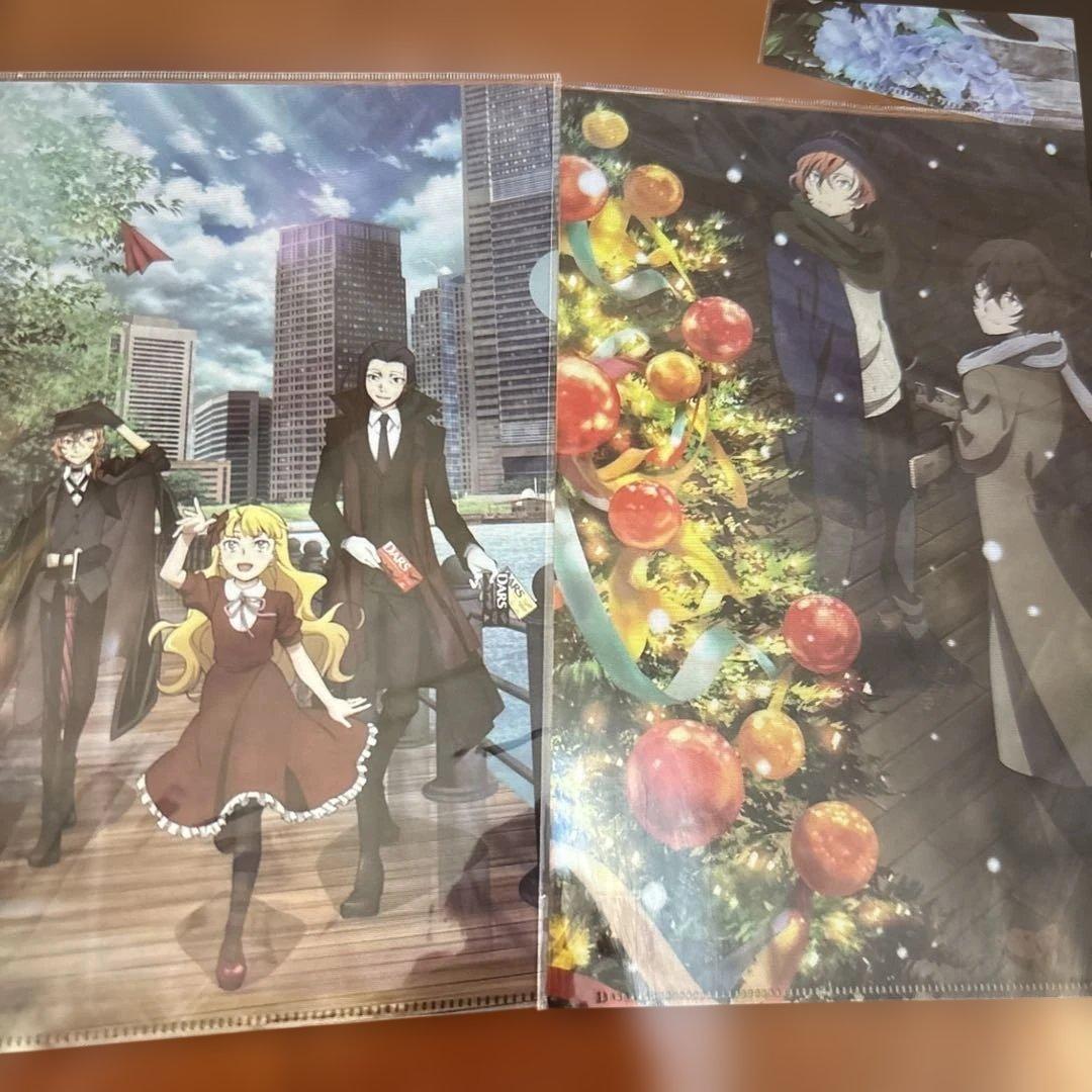 文豪ストレイドッグス 太宰治　芥川龍之介　クリアファイル 18枚 森永