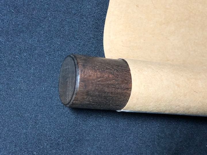 【茶道具】前大徳寺雲林院 藤田寛道和尚筆　一行『松樹千年翠』茶掛け　軸784