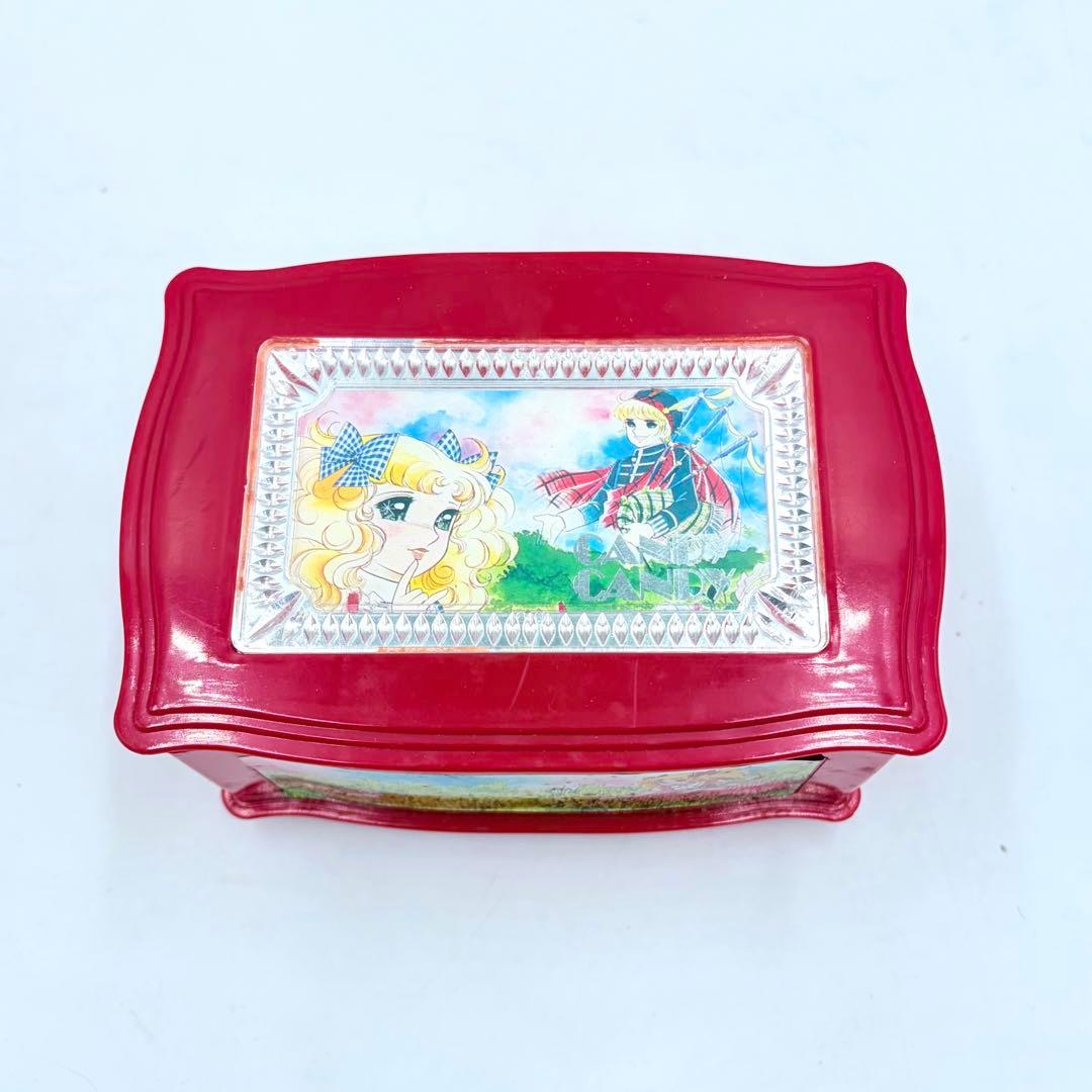 【希少】キャンディ・キャンディ オルゴール ゆびわ 紋章ペンダント付き ポピー