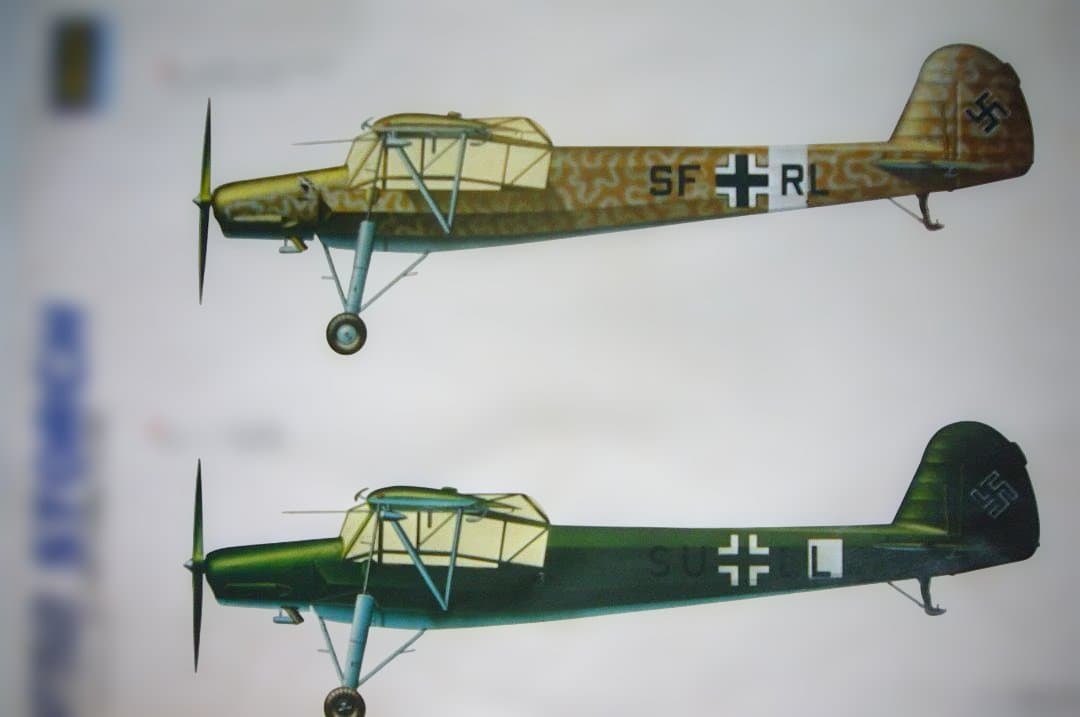 WWⅡ　ドイツ軍用機　大型モデル　GIGANT, STORCH 2個セット
