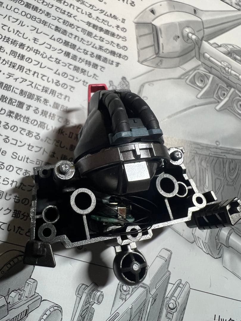 MGリック・ディアス (クワトロ・バジーナカラー) 完成品(LED電飾)