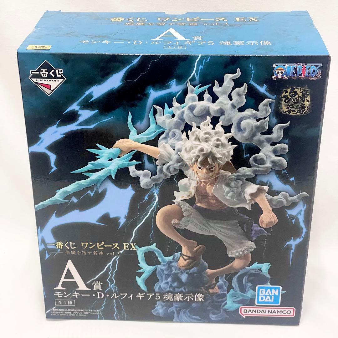 ワンピース　一番くじ　A賞　フィギュア　ルフィ　ニカ　ギア5　魂豪示像　未開封