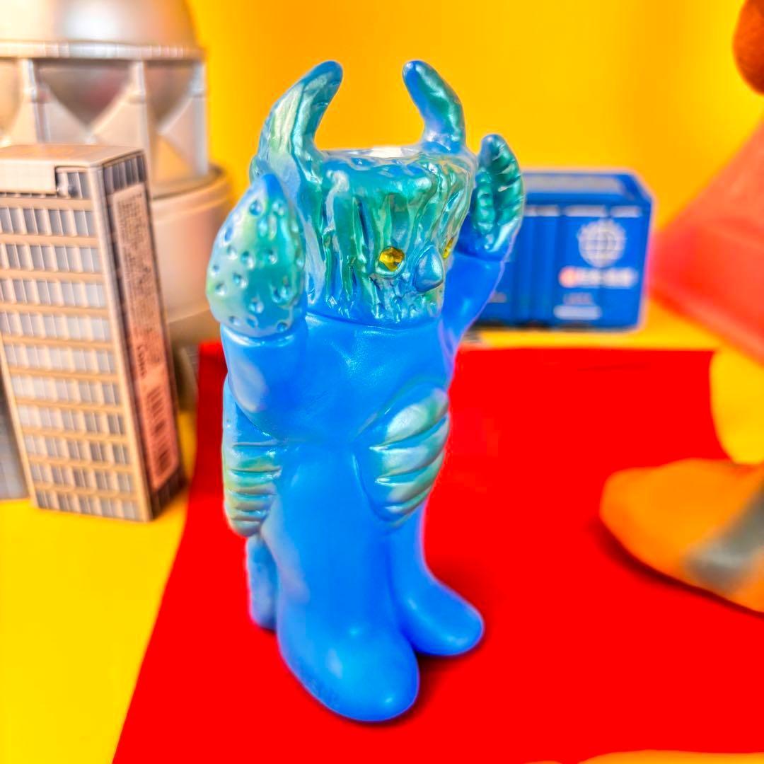 マルサン トルトス海人 ウルトラ怪獣シリーズ パチ ソフビ　マルパぺおまけ付