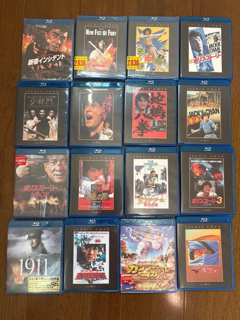 ジャッキー・チェン　Blu-ray DVD ブルース・リー ノラ・ミャオ