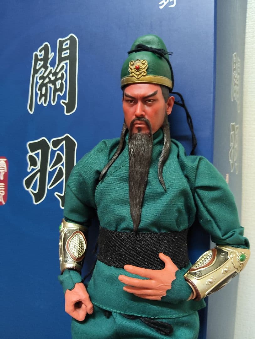三国志.[関羽雲長]1/6.HOTToys.希少品!