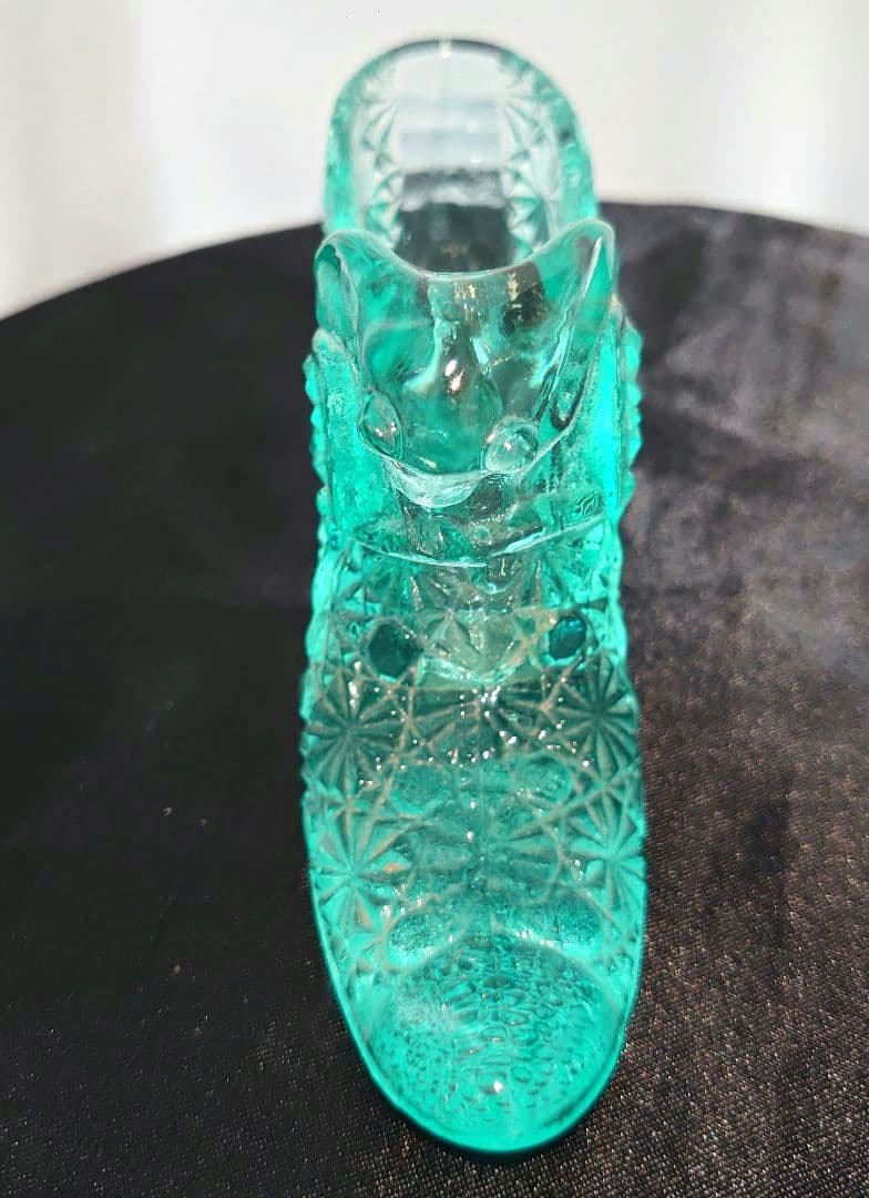 60 -70代 フェントン シューズ オパール ミルク デイジー柄 2つバラ売可