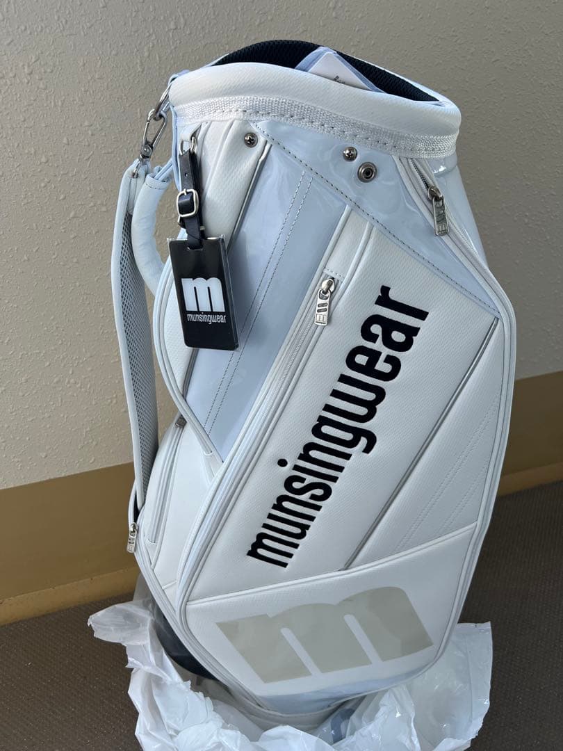 munsingwear ゴルフバッグ ホワイト