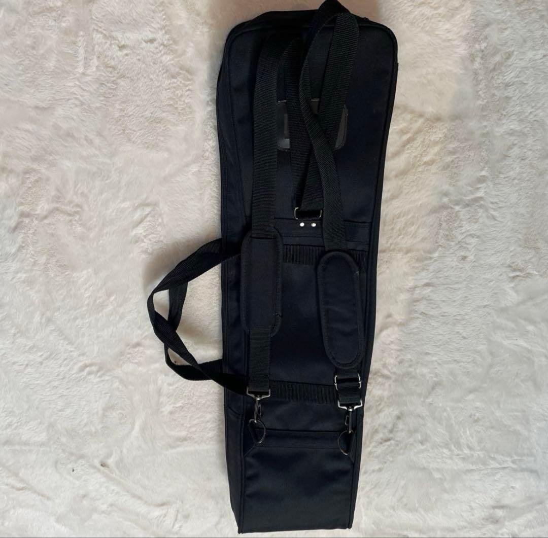 沖縄三線 2wayセミハードケース付き 人工皮 蛇柄 民族楽器　琉球楽器