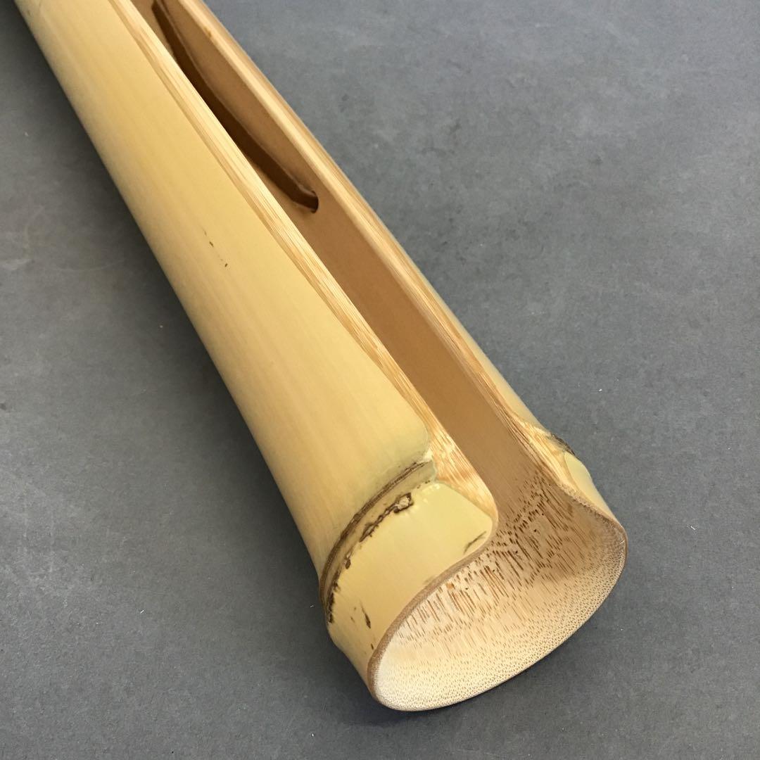K茶道具　竹製　軸巻上(掛軸の長さ調整する時に) 紙箱　S978KJ