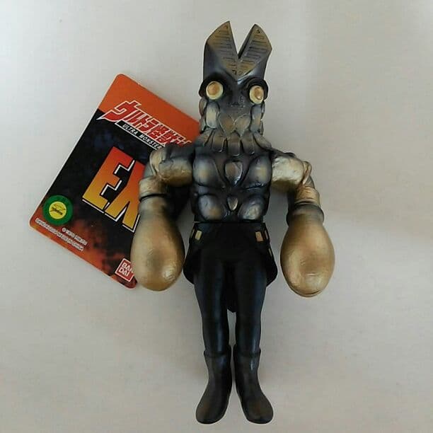 「ウルトラファイト」ソフビ人形・バルタン（新品・２００４年）