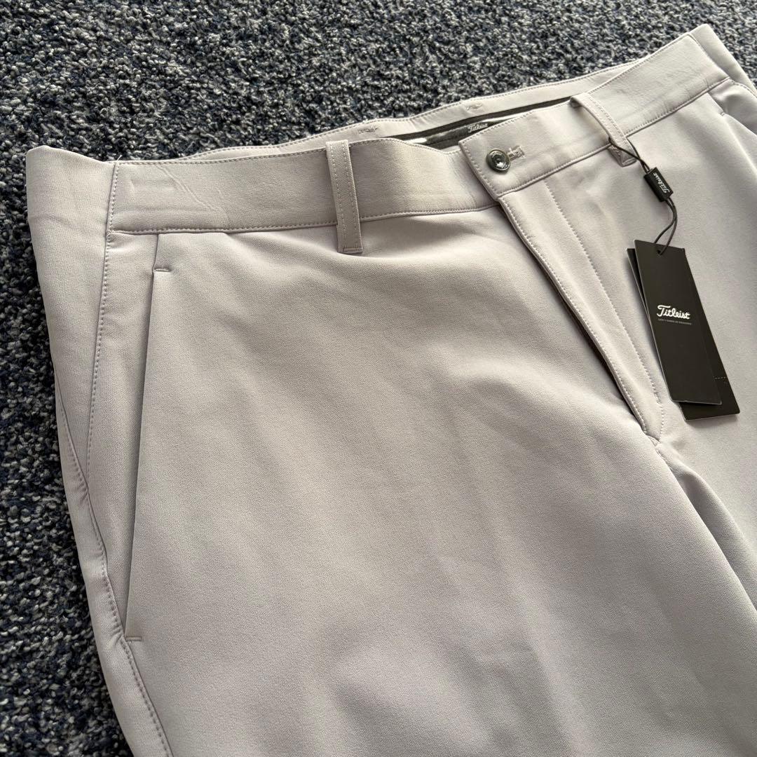 【未使用・タグ付】タイトリスト　ストレッチ　パンツ　ゴルフウェア　グレー系　3L