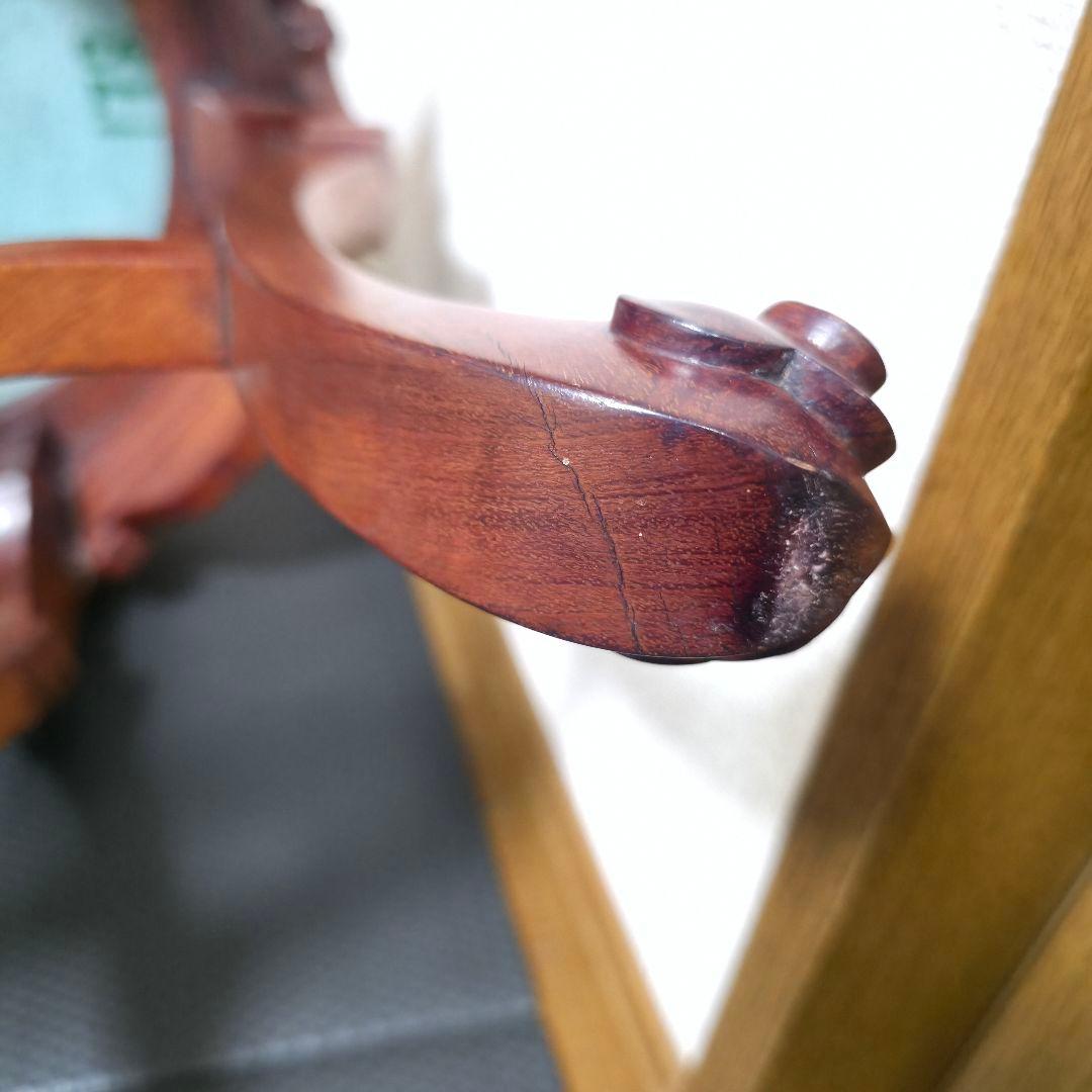 【188】景泰蘭　七宝天板　サイドテーブル　花台飾り台置台装飾時代 唐物中国美術