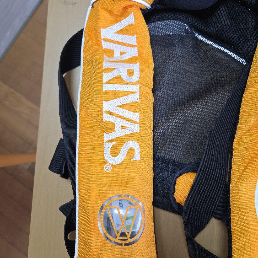 ㊴新品未使用 バリバス 自動膨張ライフジャケット タイプA イエロー 桜マーク付