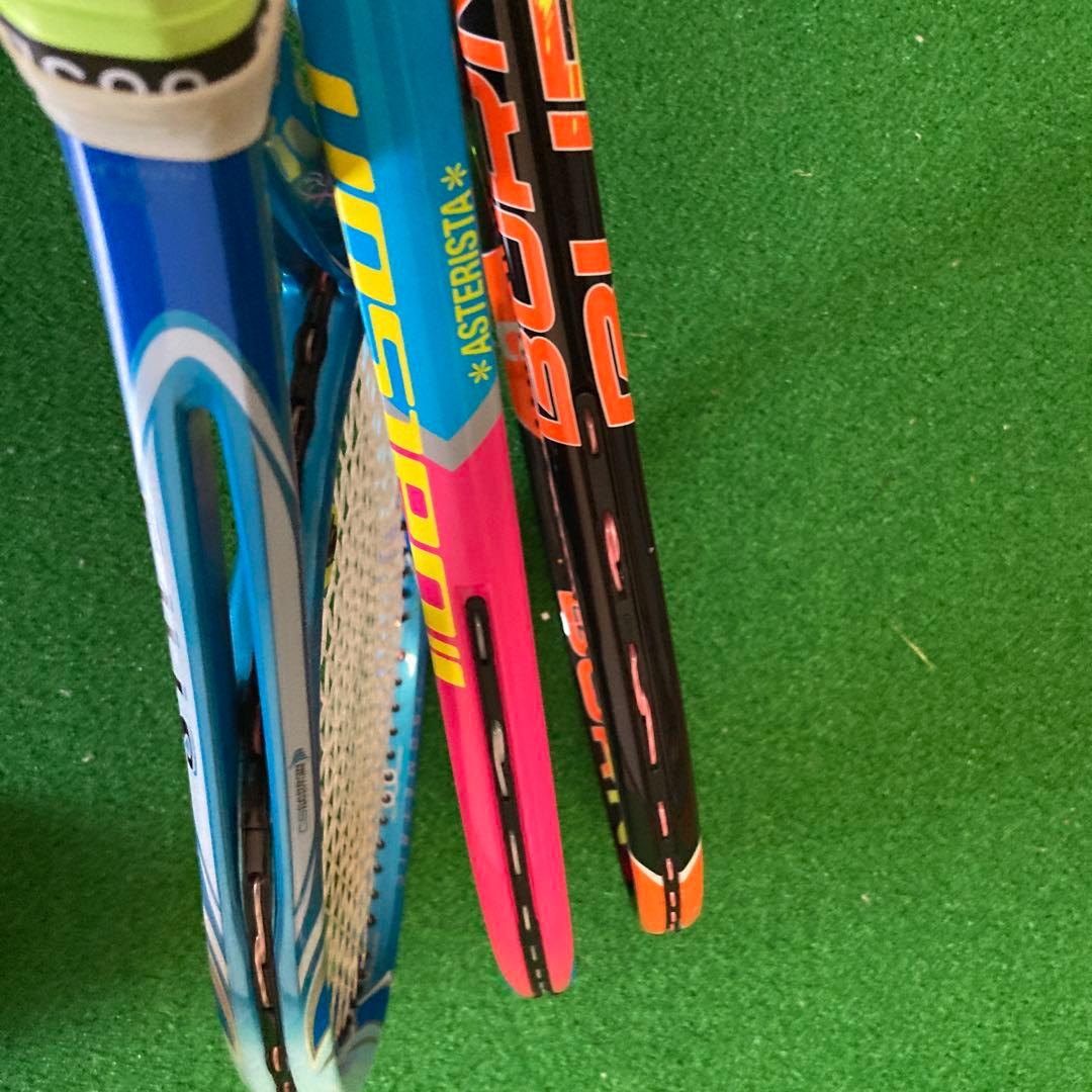 硬式テニスラケット　３本セット