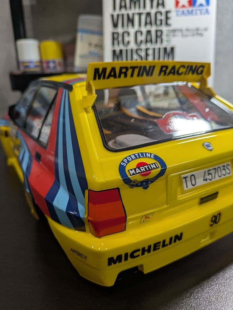 Tamiya Lancia Delta Integrale イエローボディ