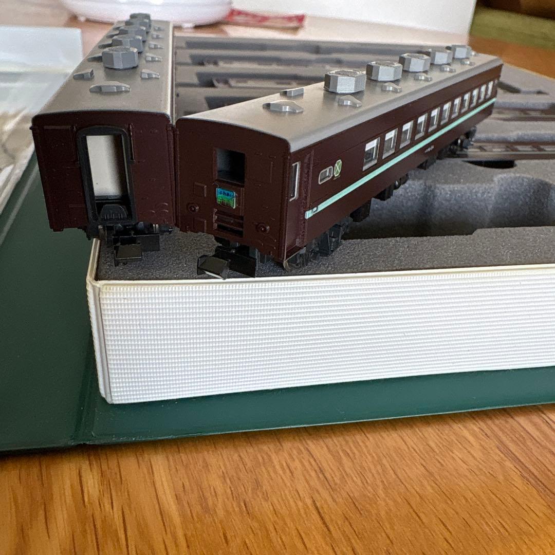 KATO 10-176スロ81系和式客車「ふれあい」 6両セット②愛称シール欠品