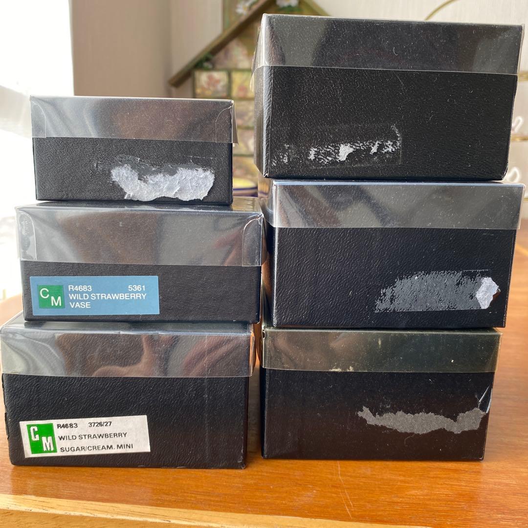 ウェッジウッド ミニチュア　ティーセット　コーヒーセット　黒壺