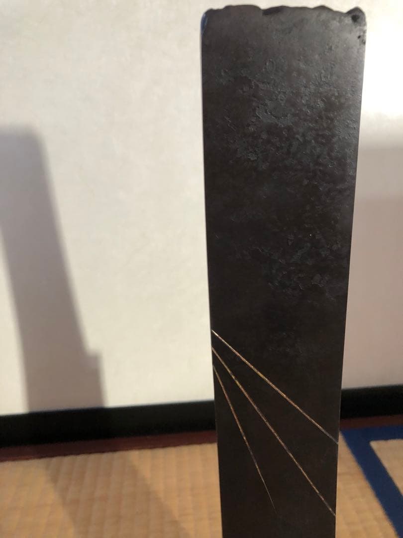 唐銅　双声　大角勲　氏作　共箱入