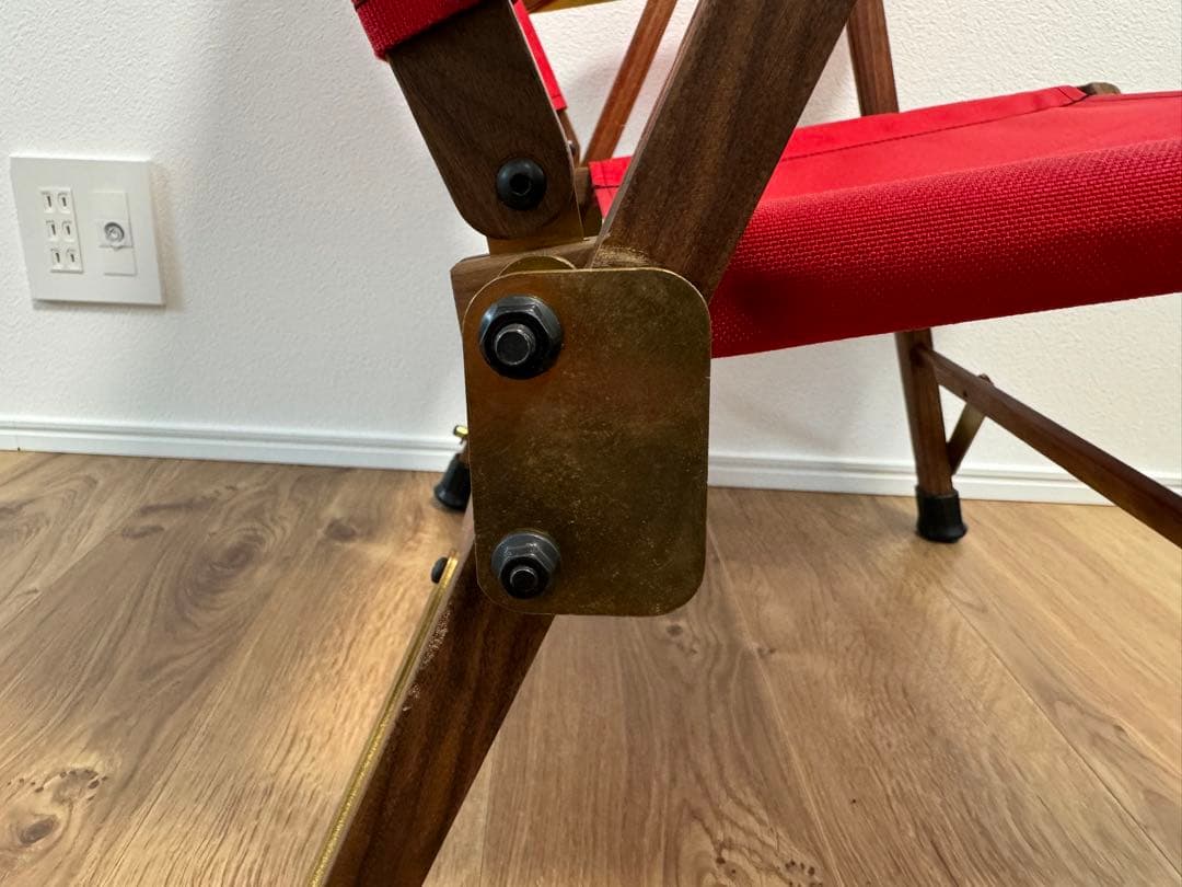 カーミットチェア 同規格品 ウォールナット×真鍮2脚セット