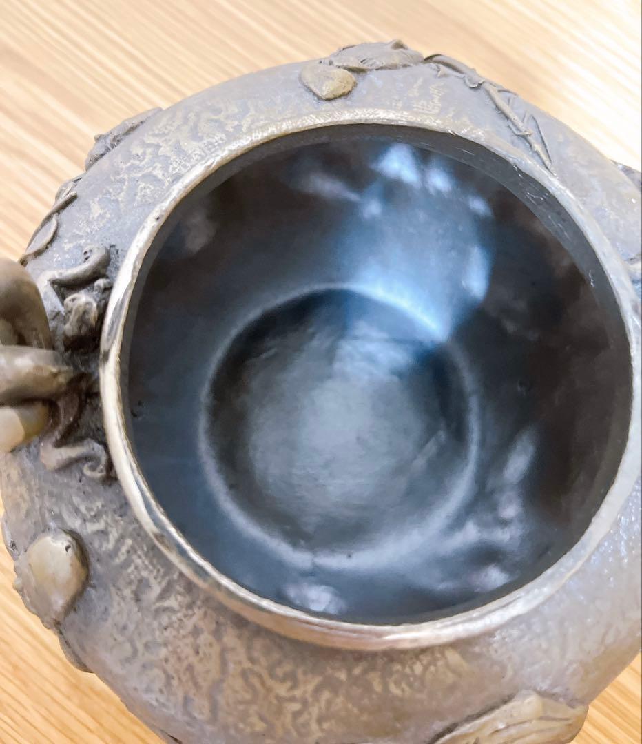 亀文堂 鉄瓶 須賀月芳作 七福神 急須 茶道具 工芸品