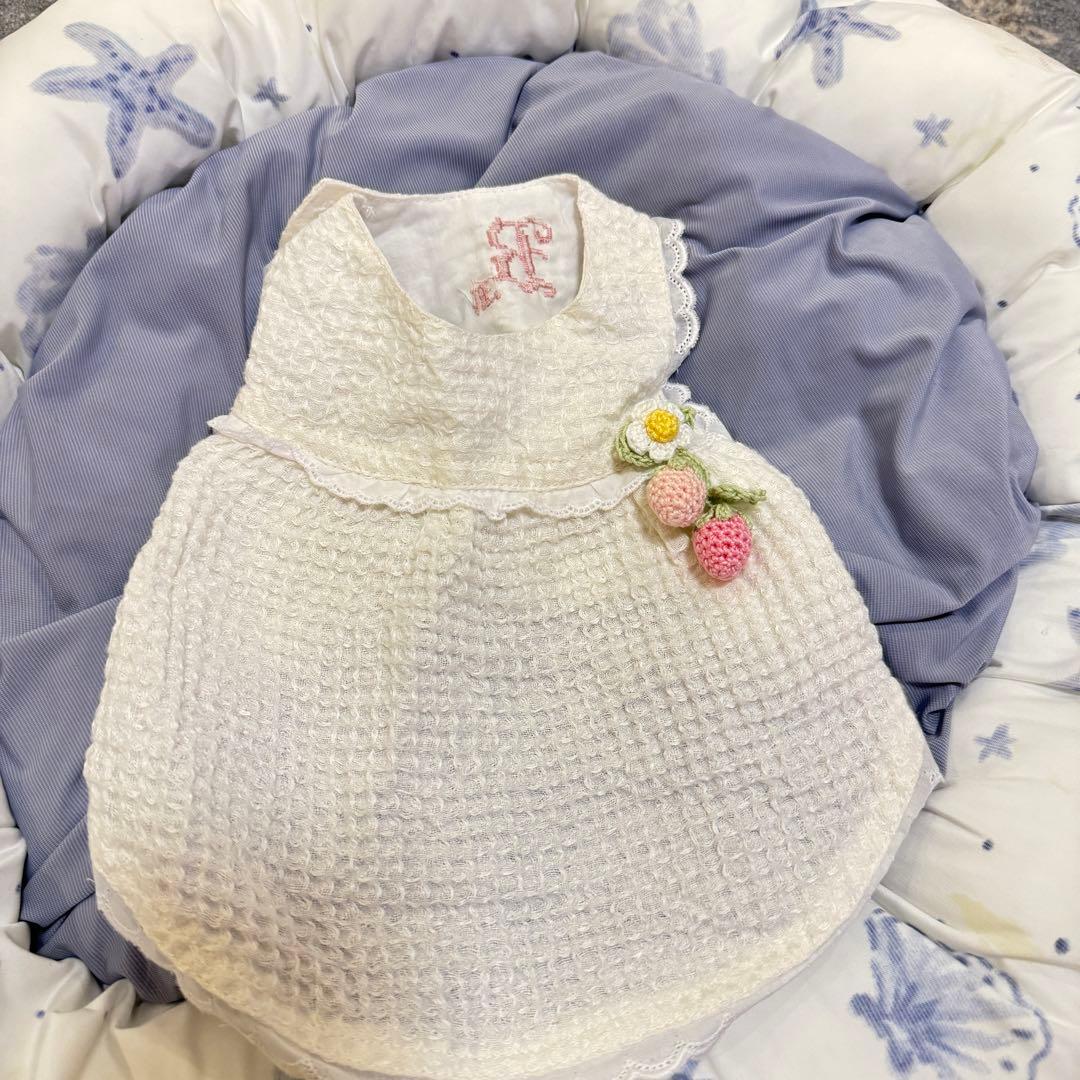 Bouquet de muguet ブーケドゥミュゲ ワッフルリネンワンピース